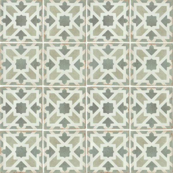 Casablanca 5  x 5  Matte Ceramic Tile in Malik - DECCASMAL55M