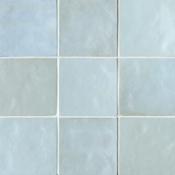 Cloe 5  x 5  Ceramic Tile in Baby Blue - DECCLOBAB55G