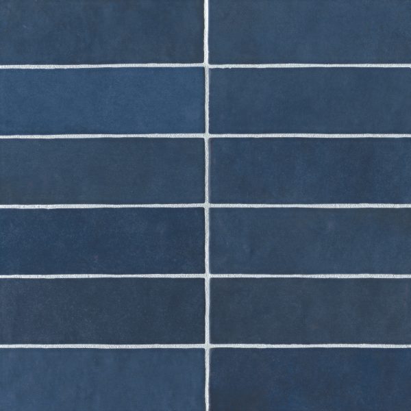 Cloe 2.5  x 8  Ceramic Tile in Blue - DECCLOBLU28G