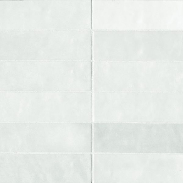 Cloe 2.5  x 8  Ceramic Tile in White - DECCLOWHI28G