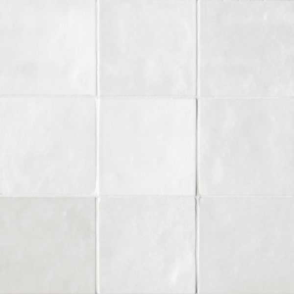 Cloe 5  x 5  Ceramic Tile in White - DECCLOWHI55G