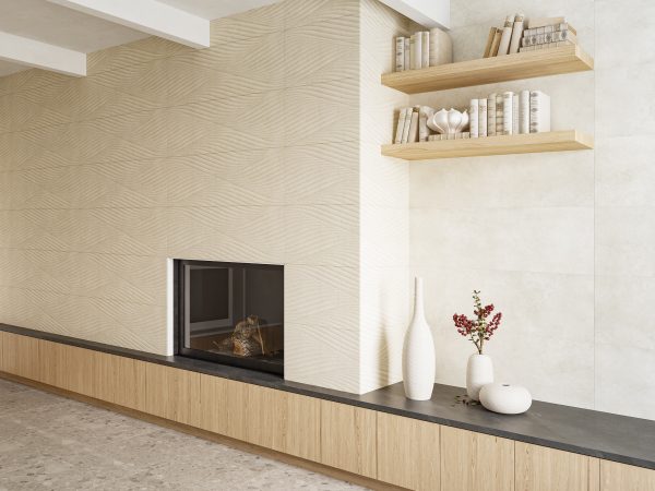 Donna 13  x 40  Matte Ceramic Tile in Beige - DECDONBEI1340M - Image 2