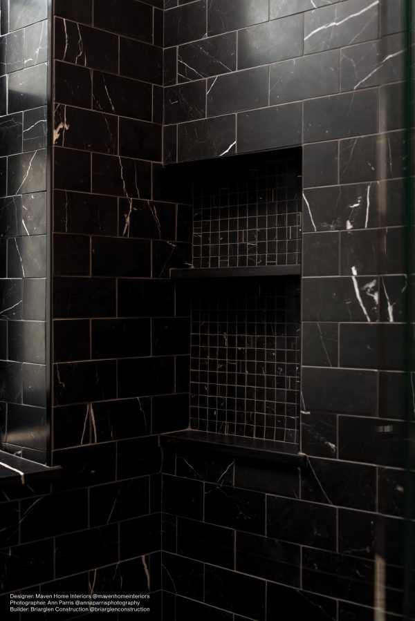 Ferrara 3  x 6  Honed Marble Tile in Nero - DECFERNER36H - Image 2