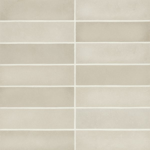 Makoto 2.5  x 10  Matte Ceramic Wall Tile in Kumo Grey - DECMAKKUG2510M