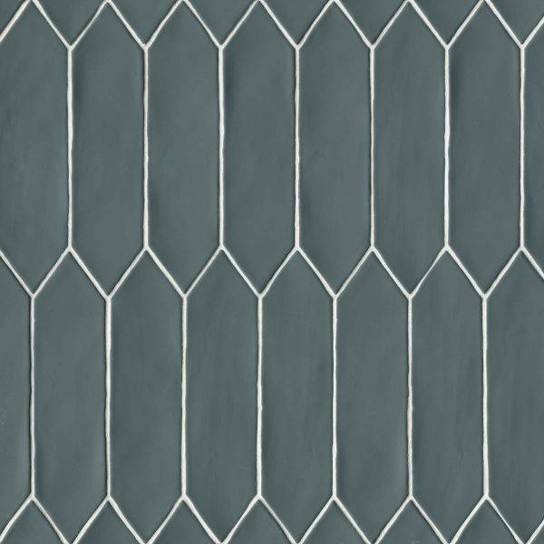 Reine 3  x 12  Picket Pattern Matte Ceramic Wall Tile in Gentlemen Grey - DECREIGEG311PICM