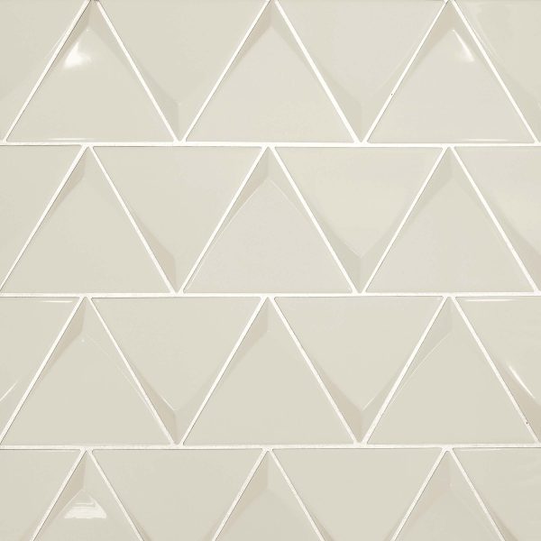 Triangolo 5  x 5  Wall Tile in Fog - DECTRIFOG455G