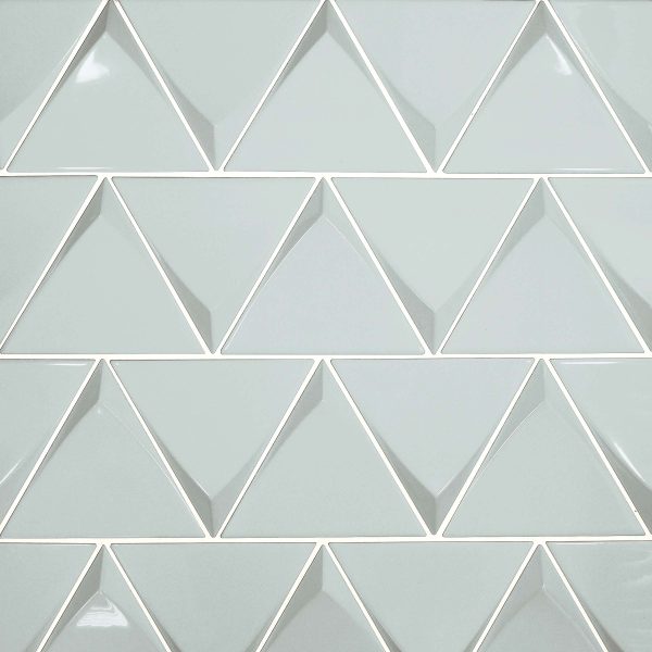 Triangolo 5  x 5  Wall Tile in Sky Blue - DECTRISKB455G