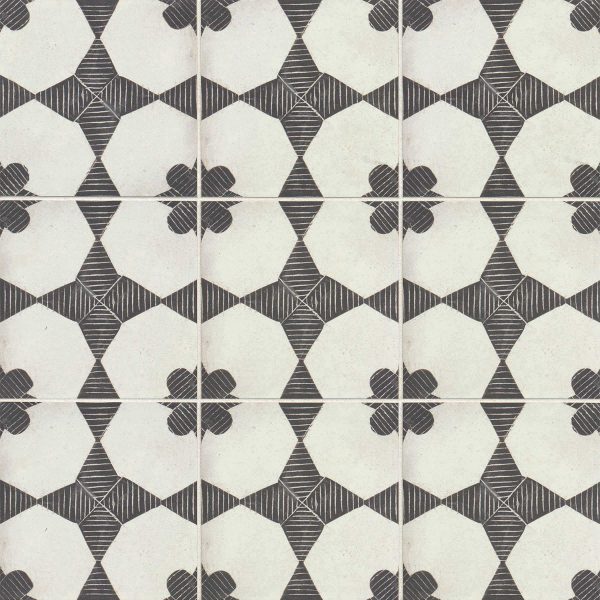 Enchante 8  x 8  Matte Porcelain Decorative Tile in Moderno - FIOENCMOD88DECO