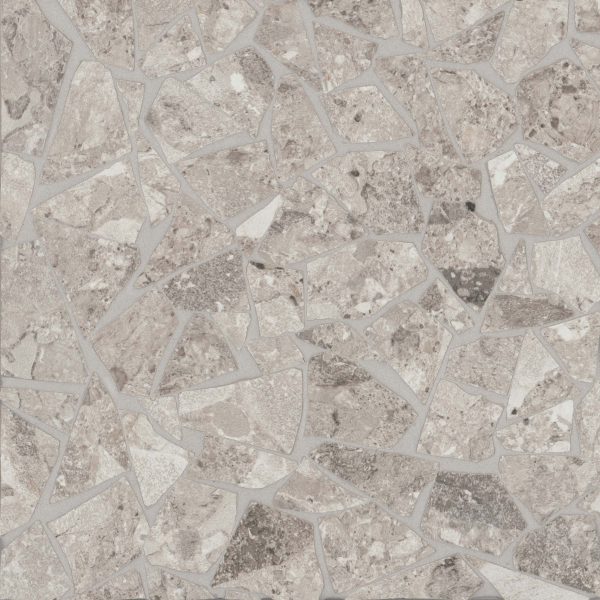 Frammenta Floor & Wall Palladiana Mosaic in Light Grey - FIOFRALIGPALMO