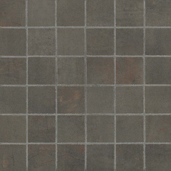 Rebel 2  x 2  Floor & Wall Mosaic in Lead - FLAREBLEA22MO