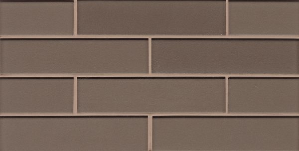 Manhattan 2  x 8  Wall Mosaic in Ash - GLSMANASH28G