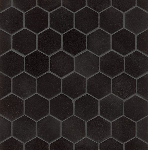 Absolute Black 2  Hexagon Polished Granite Mosaic Tile - GRNABSBLKHEX