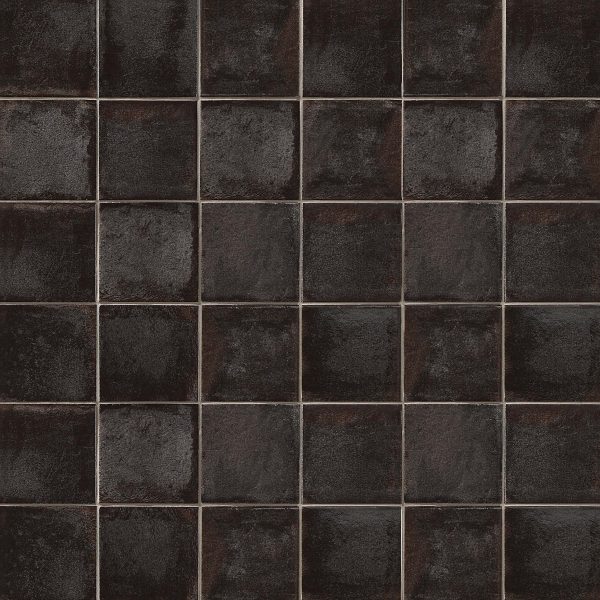 Vivace 4  x 4  Floor & Wall Tile in Caviar - NATVIVCAV44G