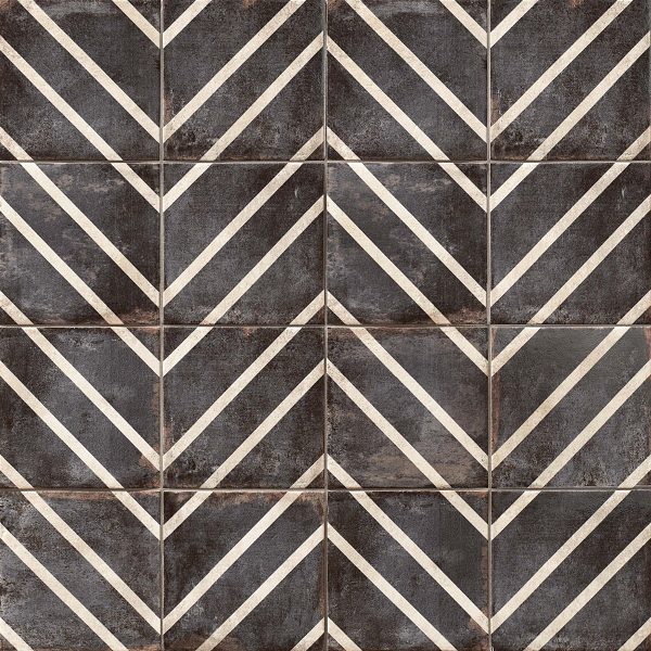 Vivace 9  x 9  Decorative Tile in Peak Caviar - NATVIVPEACAV99G