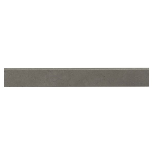 Materika 3 x 24 Matte Porcelain Bullnose Trim in Mud - NORMATMUD3X24BN