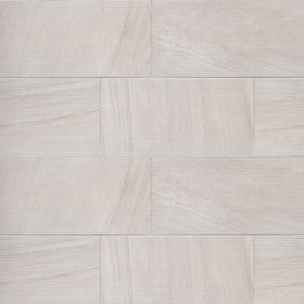 Purestone 12  x 24  Matte Velvet Porcelain Tile in Grigio - PIEPURGR1224V