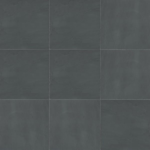 Andhra Black 16  x 16  Gauged Slate Tile - SLTANDBLK1616G