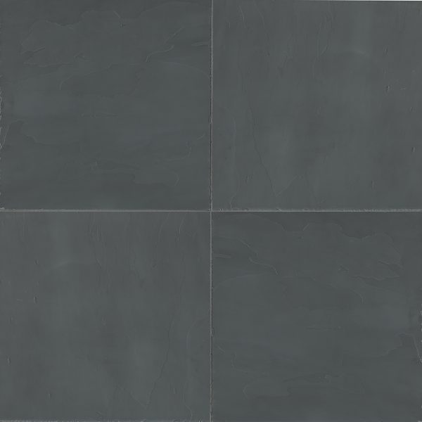 Andhra Black 24  x 24  Gauged Slate Tile - SLTANDBLK2424G