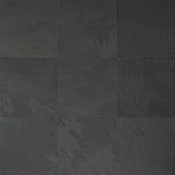 Black Pearl 12  x 12  Gauged Slate Tile - SLTBLKPRL1212G