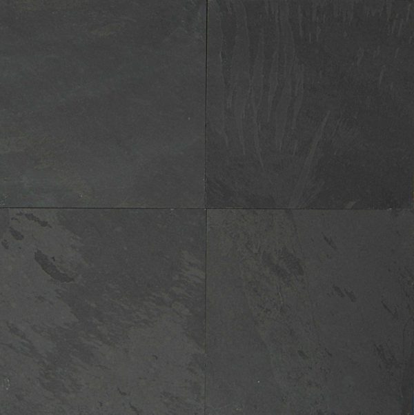 Black Pearl 24  x 24  Gauged Slate Tile - SLTBLKPRL2424G