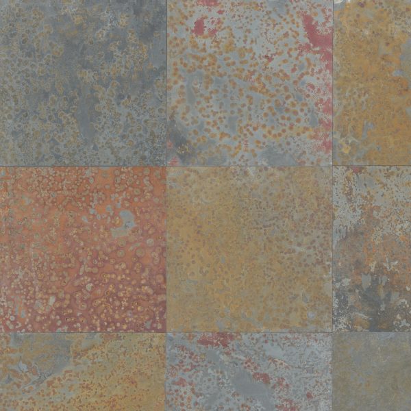 Brazilian Multicolor 16  x 16  Gauged Slate Tile - SLTBRZMUT1616G