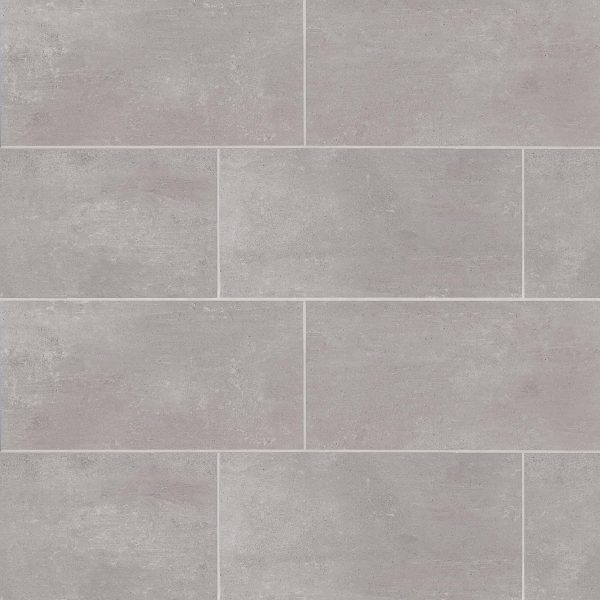 Simply Modern 12  x 24  Floor & Wall Tile in Grey - STPSIMGR1224