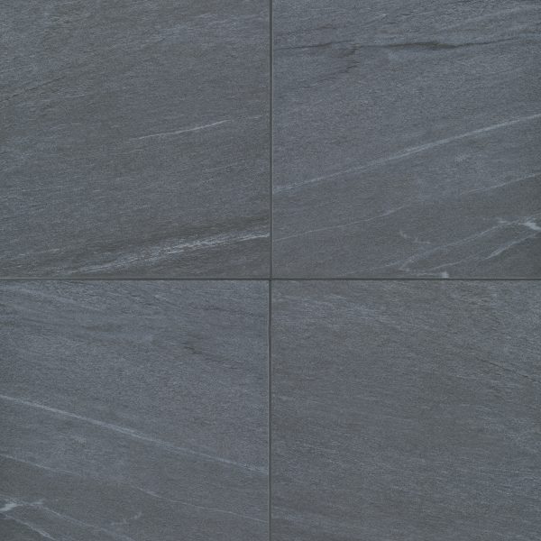 Urban 2.0 24  x 24  Floor & Wall Tile in Raven Black - STPURBRAV2424