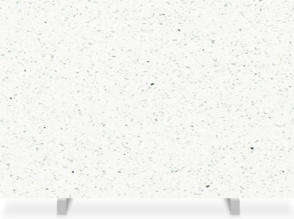 White Mirror Polished Quartz Slab 63x126 3cm - 100000646