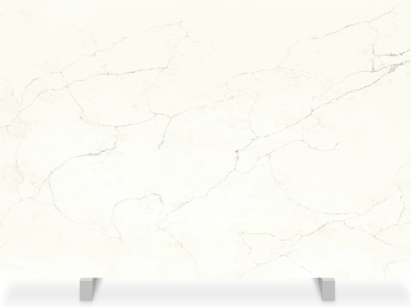 Calacatta Dunes Polished Quartz Slab 63x126 2cm - 100000658