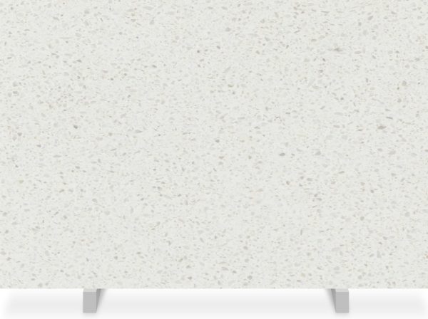 Elemental White Polished Quartz Slab 63x126 2cm - 100002242