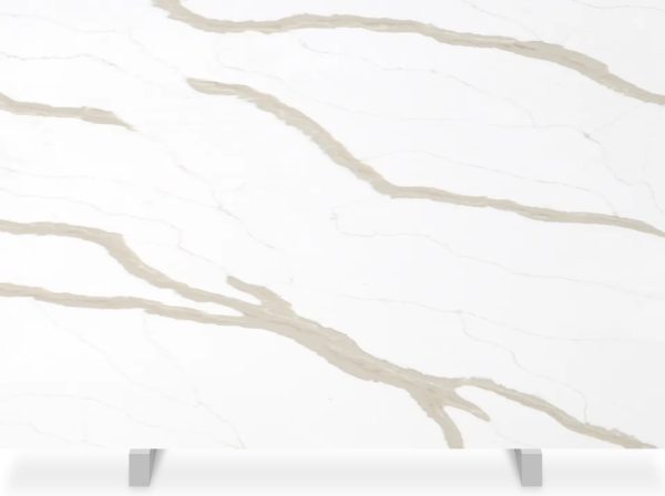 Calacatta Iris Polished Quartz Slab 63x126 2cm - SEQCALIRISLAB2P-A