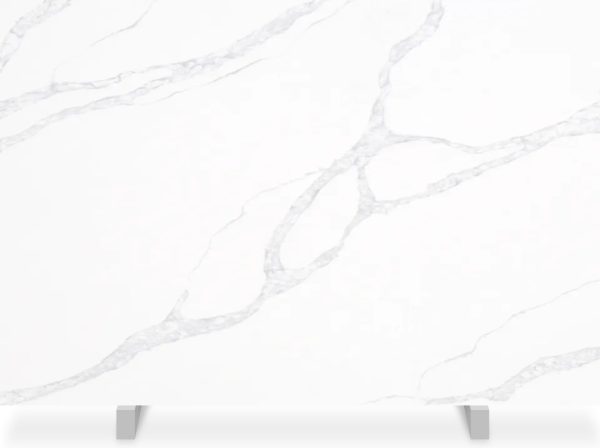 Calacatta Ravenna Polished Quartz Slab 63x126 3cm - SEQCALRAVSLAB3P-A