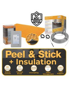 All in One Floor Heating Kit with 11 sq ft Cable