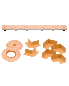 KERDI-LINE Frameless (Center) Tileable Grate Kit ~ 32"