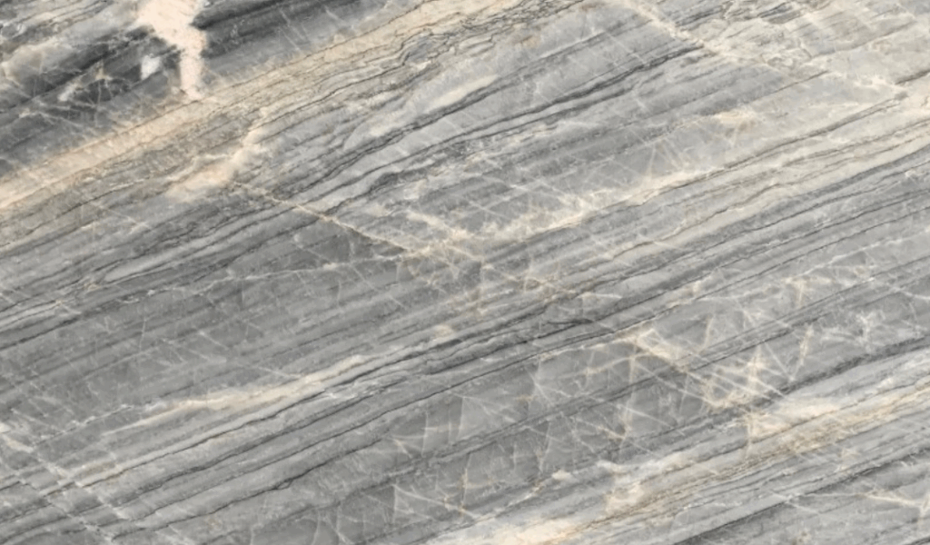 3cm Beverly Blue Leathered - Premium