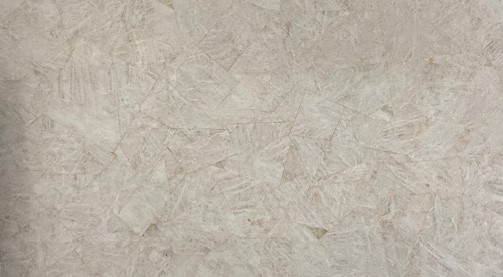 White Crystal Semi Precious 2cm Dual Polish