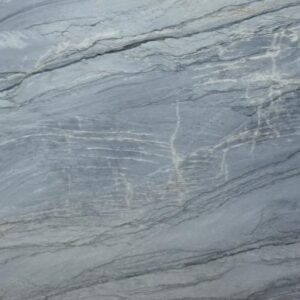 3cm Platinum Dark LEATHERED - Premium