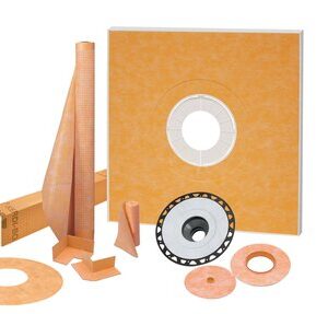 KERDI-SHOWER-KIT 48″ x 48″ ABS Flange 2″