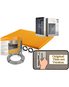 All in One Floor Heating Kit with 16 sq ft Cable