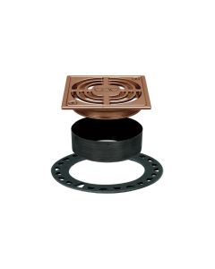 KERDI-DRAIN Grate Kit 4" Brushed Copper