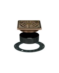 KERDI-DRAIN Grate Kit 4" Oil-Rubbed Bronze