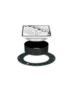 KERDI-DRAIN Grate Kit 4" Chrome