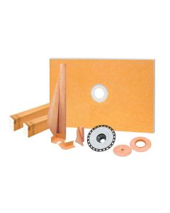 KERDI-SHOWER-KIT 48" x 72" ABS Flange 2"