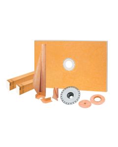KERDI-SHOWER-KIT 48" x 72" PVC Flange 2"