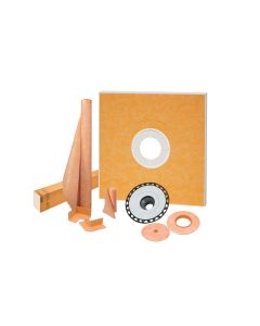 KERDI-SHOWER-KIT 48" x 48" ABS Flange 2"