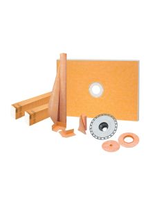 KERDI-SHOWER-KIT 38" x 60" PVC Flange 2"
