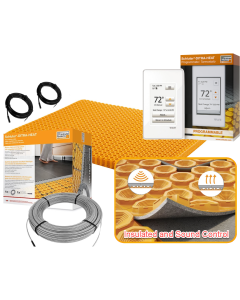 All in One Floor Heating Kit with 27 sq ft Cable