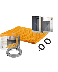 All in one Floor Heating Kit with 38 sq ft Cable