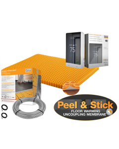 All in One Floor Heating Kit with 73 sq ft Cable