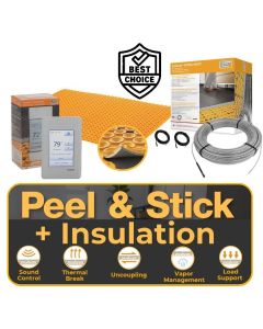 All in One Floor Heating Kit with 53 sq ft Cable
